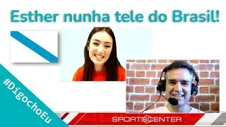 #D&iacute;gochoEu Esther nunha tele do Brasil!