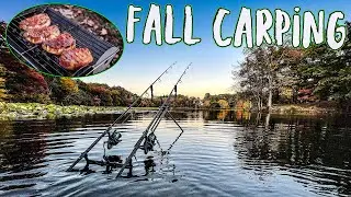 This Portable Grill is Epic! Fall Carp Fishing and Grilling Pork Chops