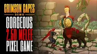 Прекрасный 2.5D-боевик, ориентированный на ближний бой... абсолютно! #crimsoncapes #meleecombat #...