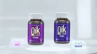 Qik Hair - Hỗ trợ th&uacute;c đẩy tế b&agrave;o mầm t&oacute;c, gi&uacute;p t&oacute;c mọc nhanh chắc khỏe | ECO Pharma