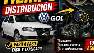 PUESTA A TIEMPO BANDA DRISTRIBUCION VW GOL 1,6