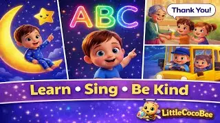 Nursery Rhymes, ABCs and Good Manners for Kids | Learning Songs with LittleCocoBee #short #kid