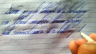 (Episode 47) charming and clean print english cursive writing // super cute cursive handwriting 
