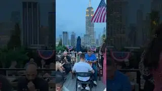 New York City roof top bar #newyork #rooftop #chill #shorts