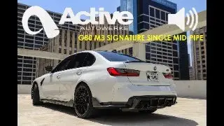 SOUND CLIP: ACTIVE AUTOWERKE G80 M3 SIGNATURE SINGLE MID-PIPE