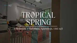 Tropical Spring: 3-Bedroom Condo Unit | Virtual Tour by Real360