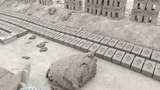 Zig zag technology brickkiln in Lahore.