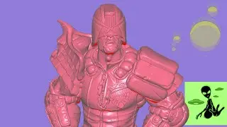 Judge Dredd 3D Printed Bust