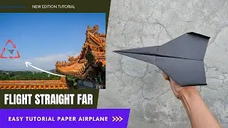 Best paper plane design for distance, world's best paper plane design, Paper Plane