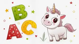 Unicorn ABC Dream 🦄 | Discover the Letter U with a Sparkly Pal | Bubble ABC 🫧