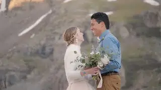 Adventurous Colorado Hiking Elopement Video | Couple Jumps into Alpine Lake!