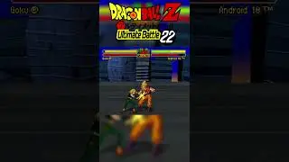 Dragon Ball Z Ultimate Battle 22 #shorts #playstation1 #ps1 #dragonballz #dragonball #retrogaming