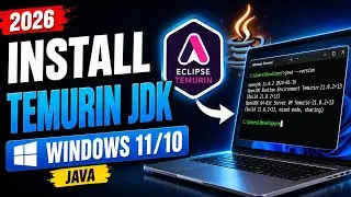 How to Download & Install Eclipse Temurin JDK on Windows 11/10 (2026) | Java JDK Setup Guide