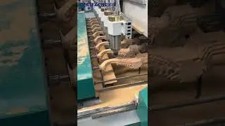2024 latest  3D CNC router machine for furniture legs, stair columns, table legs #cncrouter  #wood