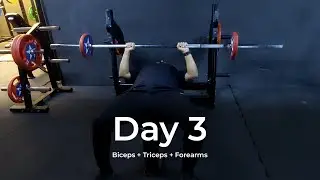 Day 3 | Arms Workout (Biceps + Triceps + Forearms) | Daily Life in UAE
