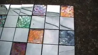 Stainless Steel and Glass Mosaic Tiles