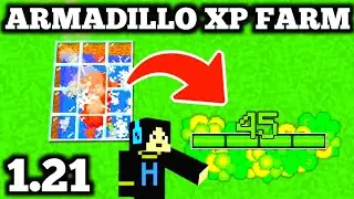 How to Build an Armadillo XP Farm in Minecraft Java! 💥 (Fast & Efficient)