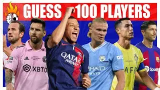 GUESS 100 FOOTBALL PLAYERS IN 3 SECONDS | FOOTBALL QUIZ SEASON 2023/24