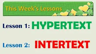 PPT Guide 38 | Hypertextuality and Intertextuality | RWS | it's me Carmyy