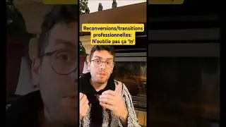 Reconversions et transitions professionnelles: attention &agrave; ce pi&egrave;ge  #reconversionpro #reconversion