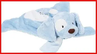 GUND Baby Spunky Huggybuddy Stuffed Animal Plush Blanket, Blue, 15