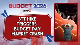 Market Slump: STT Hike and Borrowing Targets Spook Investors Post-Budget 2026 | Budget News | 4K