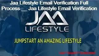 Jaa Lifestyle Email Verification Full Process    Jaa Lifestyle Email Verification Kaise Kare