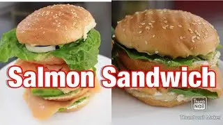 salmon sandwich|quick and easy to make