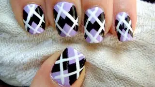 Argyle Nail Art