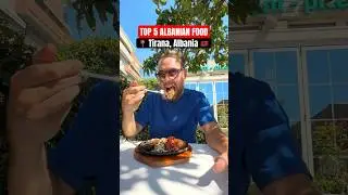TOP 5 Must-Try Balkan Food in Tirana, Albania 🇦🇱 #shorts