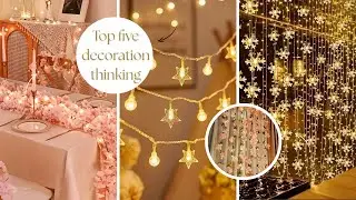 Top five aesthetic home decoration thinking ✨💫#asthetic #decor