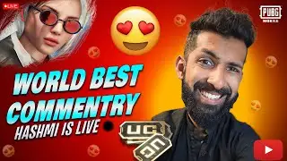Hashmi in Livik World Best Commentary - PUBG MOBILE - BGMI - Hashmi