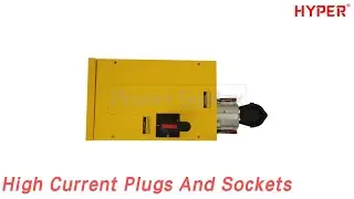 Heavy Duty High Current Plugs And Sockets Box 5P 200A Metal Wall Mounted