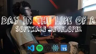 Day in the life of a Software Developer | work + coding vlog, gaming
