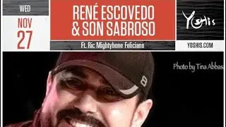 ⁠Ren&eacute; Escovedo & Son Sabroso Live @ Yoshis Oakland, Ca. @esco9ply