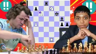 Magnus Carlsen vs Rameshbabu Praggnanandhaa 1