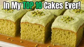 Pistachio Tres Leches Cake Recipe (Easy & Moist!) | Pistachio Milk Cake