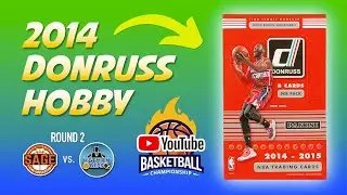 2014-15 Donruss Basketball Hobby Box 🔥 Round 2 of YouTube March Madness vs. Hitman Rips!