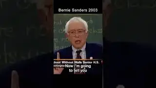 Bernie Sanders Exposed This in 2003