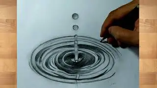 Cara menggambar Tetesan Air | How to draw