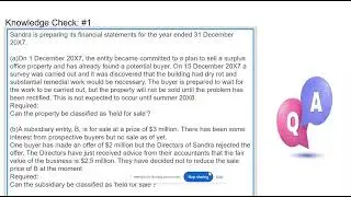 Week 9 - Day 1 - IFRS 5 - Non Current Assets Held For Sale and Discontinued Operations