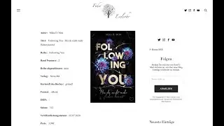 Buchbesprechung: Mika D. Mon - Following You - Bis du nicht mehr fliehen kannst