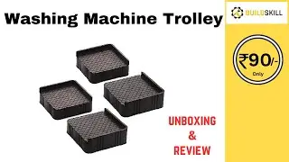 BUILDSKILL Washing Machine And Refrigerator Trolley Unboxing And Review