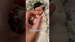 Realistic Baby Doll Sculpted from Polymer Clay OOAK 😍💗#art #dollartist #babygirl #sculpture #artdoll