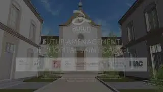 Projection 3D de la future r&eacute;habilitation de l'h&ocirc;pital Saint Gabriel