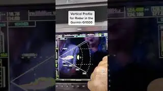 Dodging Thunderstorms Using the Vertical Radar Profile w/ Garmin G1000 in a CitationJet