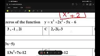 Grade 11 first trimester revision