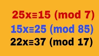 Linear congruence 2