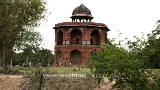 Sher Mandal inside the Purana Qila in New Delhi
