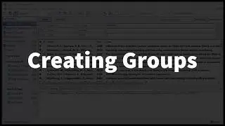 ENX9 10 Creating Groups